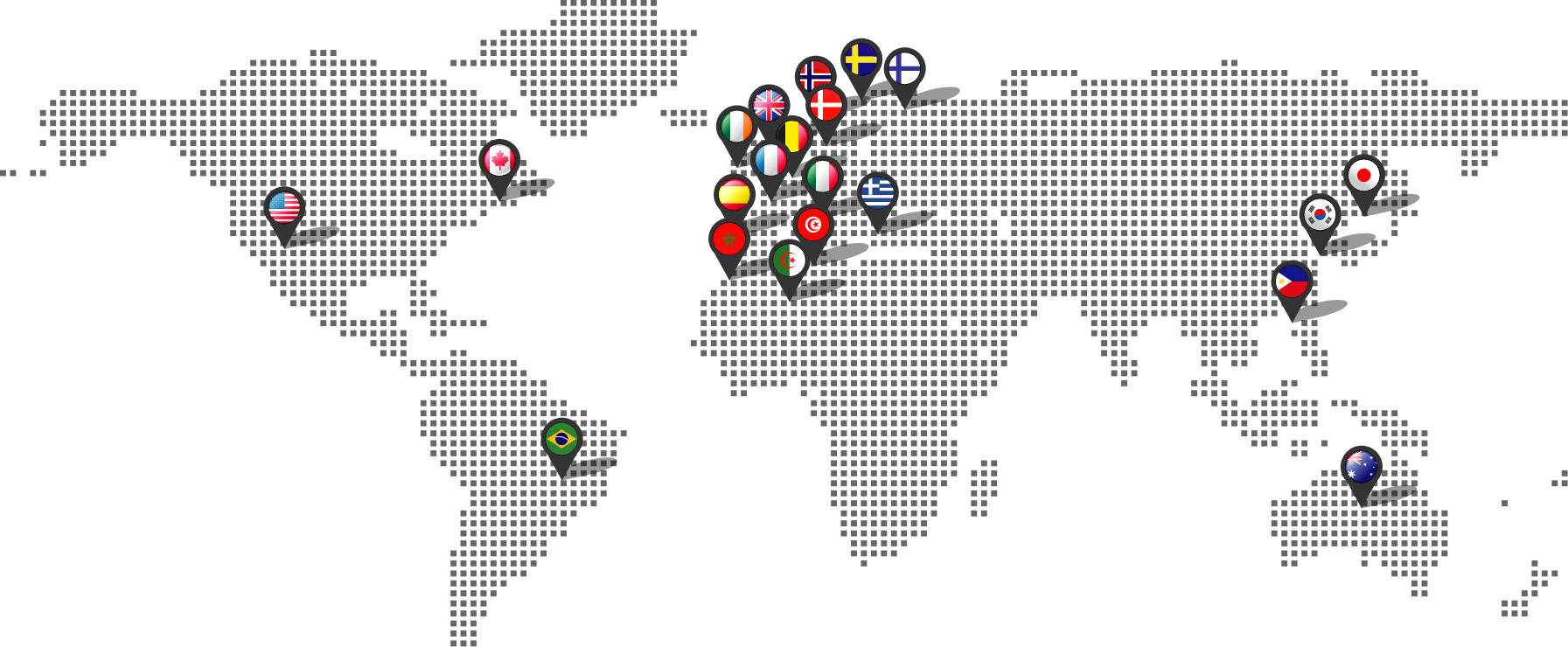 The mulot map show the all mulot location where you can buy the shellfish farming machine for oysters and mussels