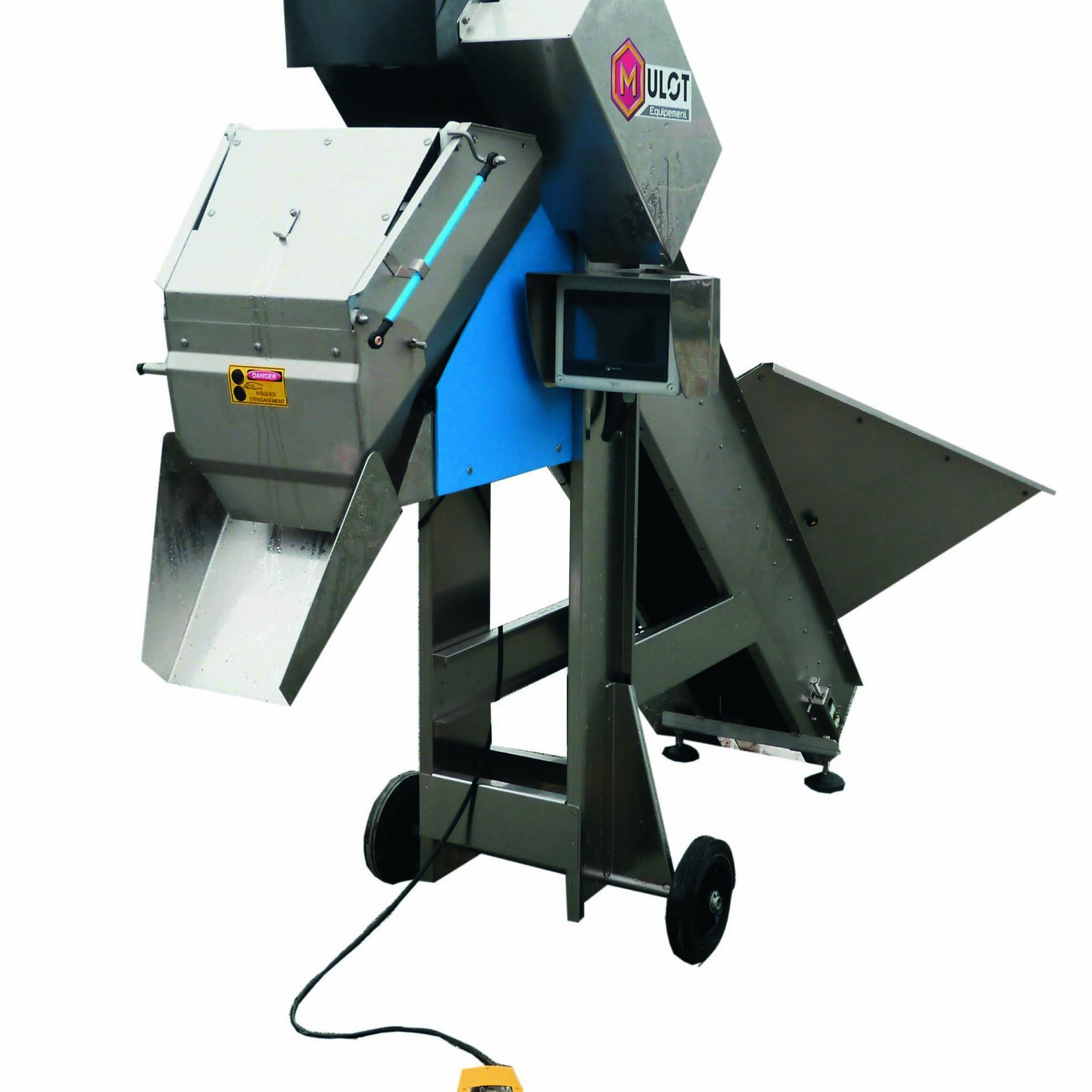 Bagging machine for mussels and oysters from the Mulot group to help you with shellfish farming machine for oysters and mussels or other shell